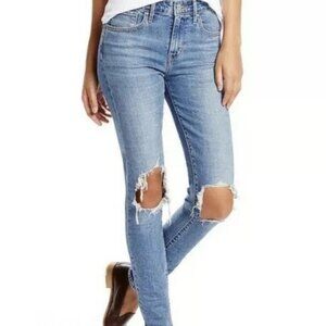 NWT Levi's 721 Ripped High Rise Skinny Jeans - Rugged Indigo - Size 29